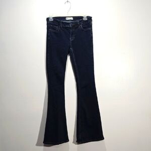 Free People Blue Slim Flare Leg Jeans 26W